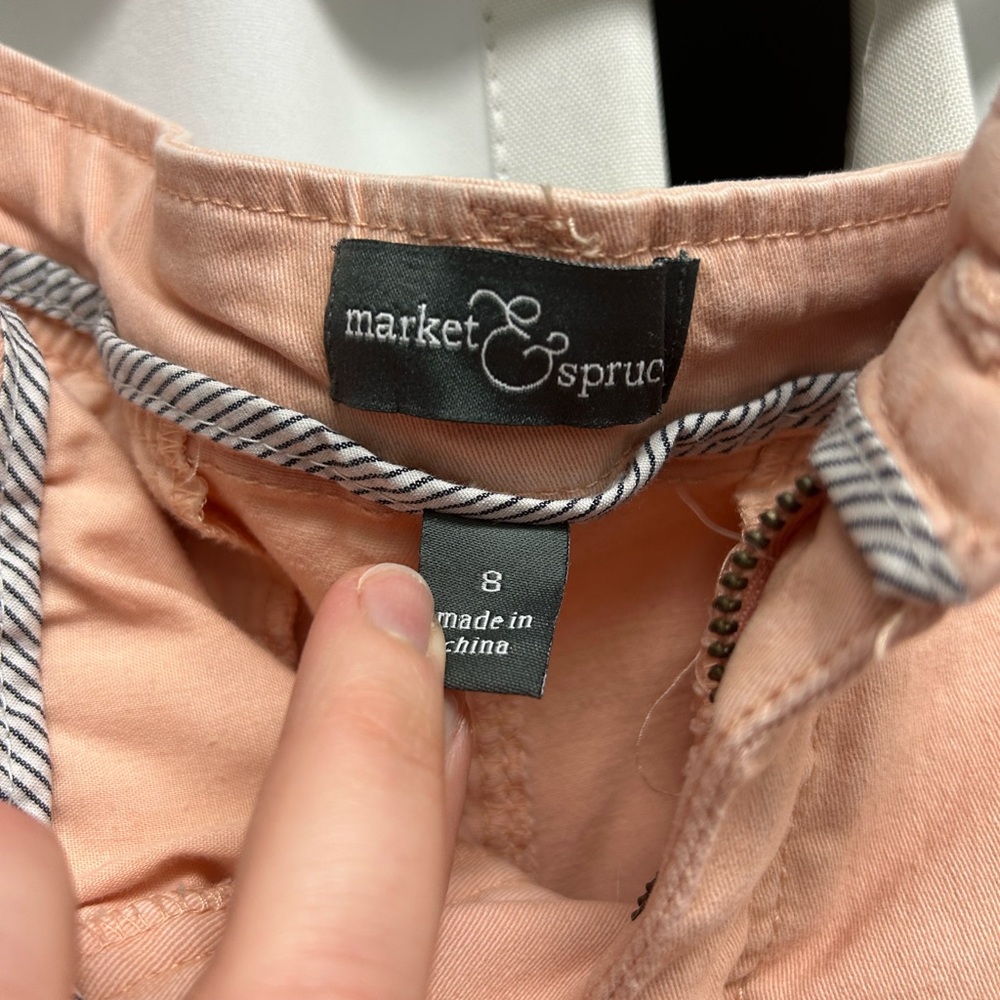 Peach Shorts Size 8